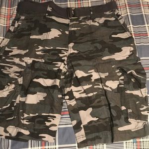 Camo Cargo Men’s Jean Shorts